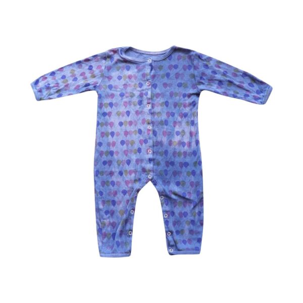 Indigo Dyed Balloon Non-Footie Pajamas | Blue  9m - Designed by Skylar Luna