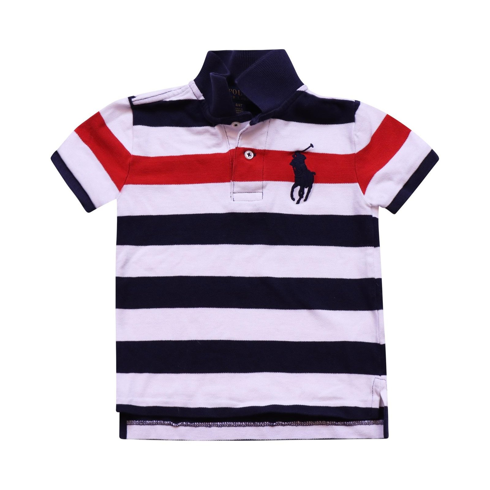 Classic Stripe Short Sleeve Polo | Multi 4y - Designed by Polo Ralph Lauren
