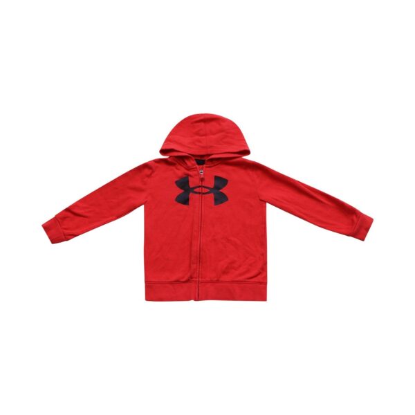 Logo Hooded Sweatshirt | Red  5y - Designed by UNDER ARMOUR