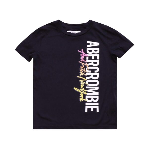 A+F Neon T-shirt | Black 5/6y - Designed by ABERCROMBIE KIDS