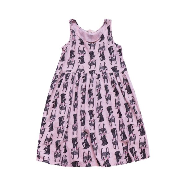 Bunny Sleeveless Sundress | Pink  8/10y - Designed by H&M