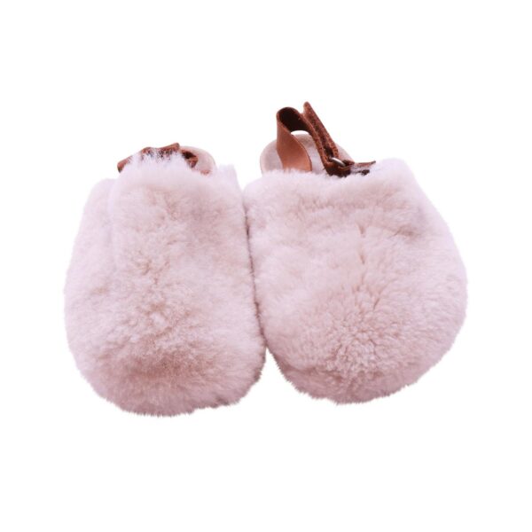 Fuzzy Slides | Tan  7 Baby - Designed by Zara