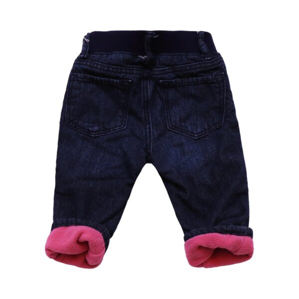 Fleece Lined Jeans | Dark Wash  6m - Designed by Baby Gap