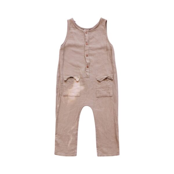 Sleeveless Jumpsuit | Sage  3/4y - Designed by Zara