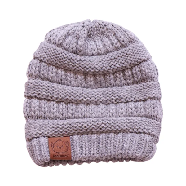 Knit Beanie | Grey O/S - Designed by KEABABIES