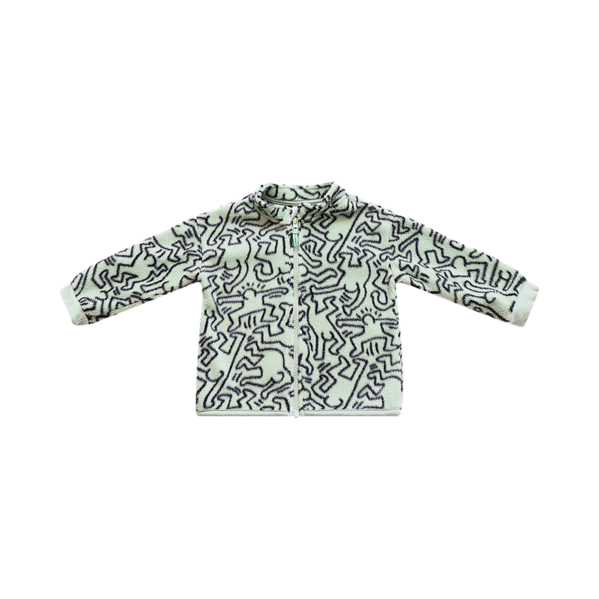Keith Haring Fleece | Lime 3y - Designed by H&M