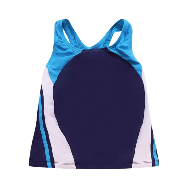 Athletic Tank Top | Blue Multi  10/12y - Designed by SPEEDO GIRLS