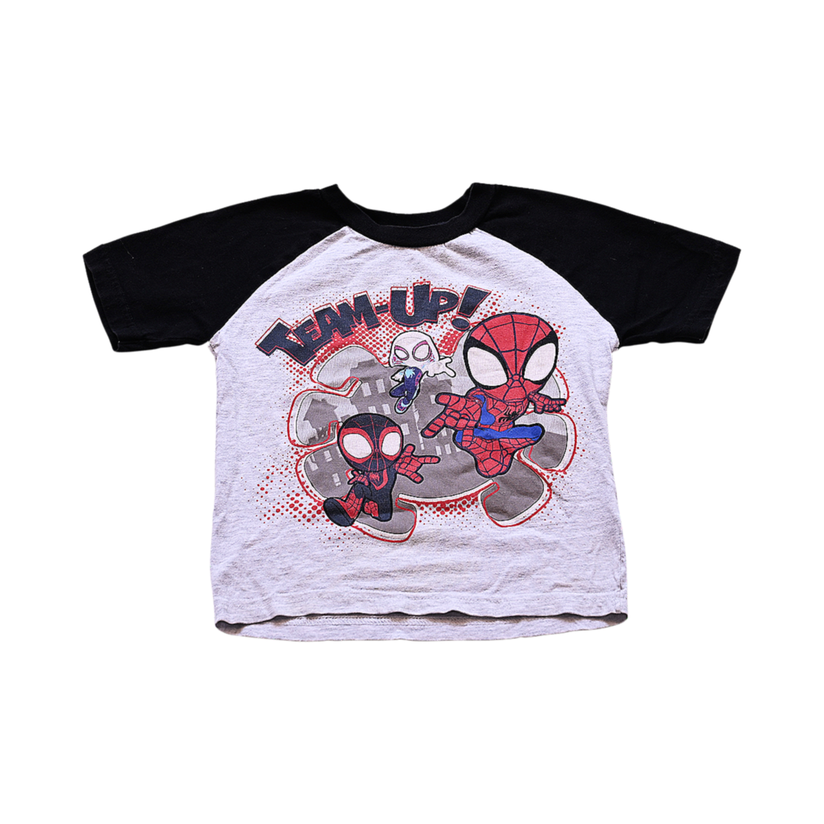 Spidey and His Amazing Friends Tee | Light Grey 3y - Designed by MARVEL