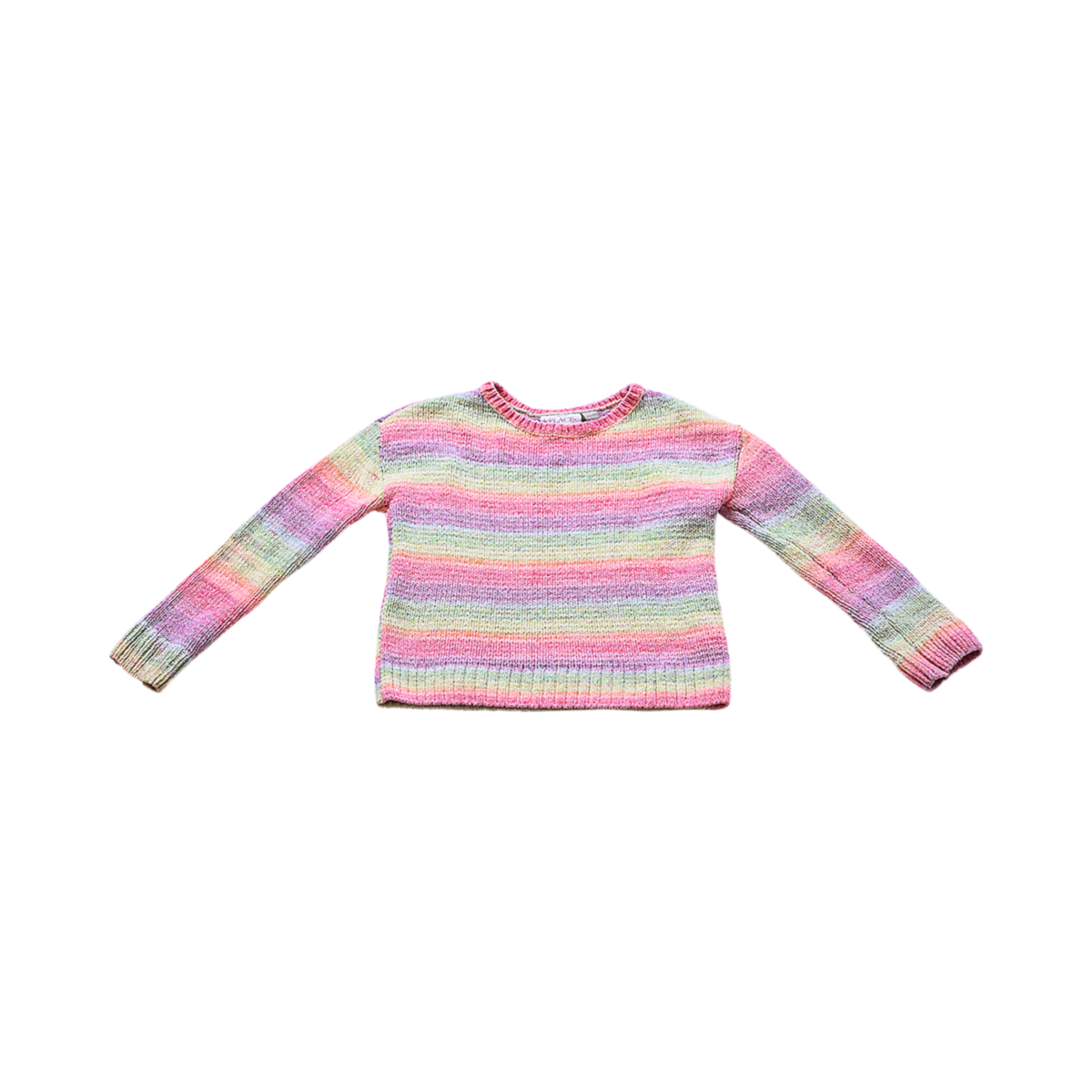 Stripe Knit Sweater | Rainbow 5/6y - Designed by PLACE