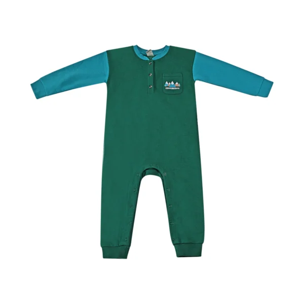 Color Block Romper  | Forest Green  6y - Designed by TUCKER & TATE