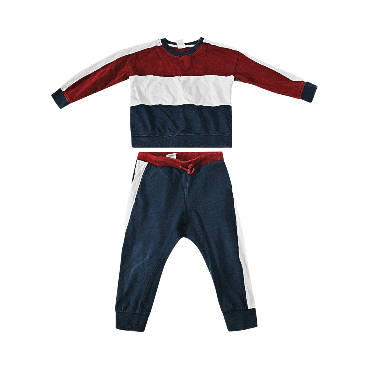 Colorblock Crewneck Set | Multi 3y - Designed by H&M