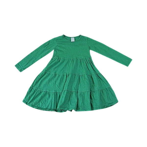 Knit Dress | Kelly Green  4y - Designed by CITY THREADS