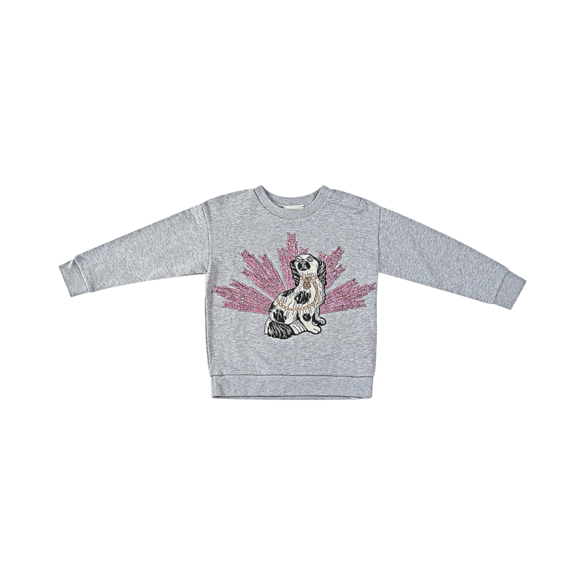 Puppy Sweatshirt | Light Grey 4y - Designed by GUCCI