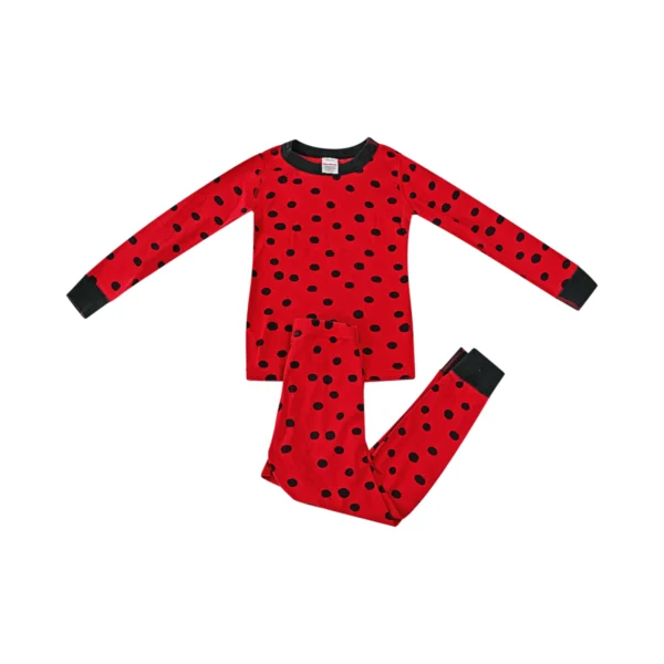 Ladybug Polka Dot Pajama Set | Red Multi 5y - Designed by HANNA ANDERSSON