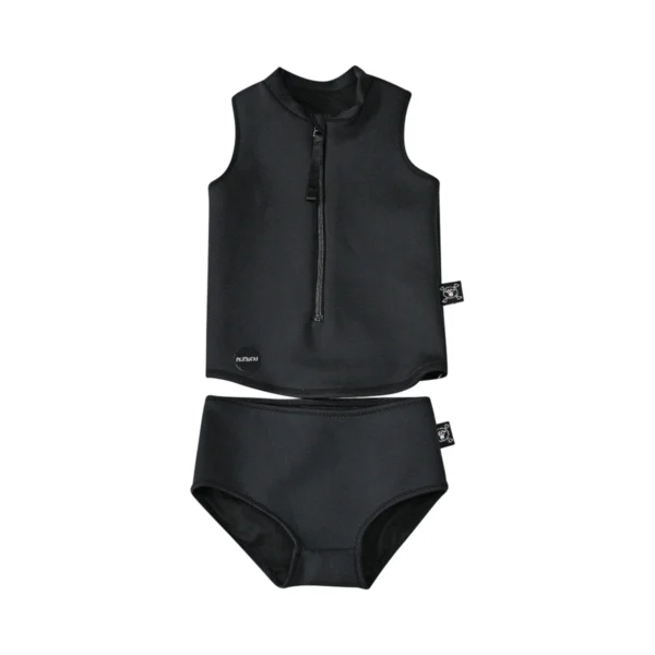 Neoprene Bikini | Black  4/5y - Designed by NUNUNU