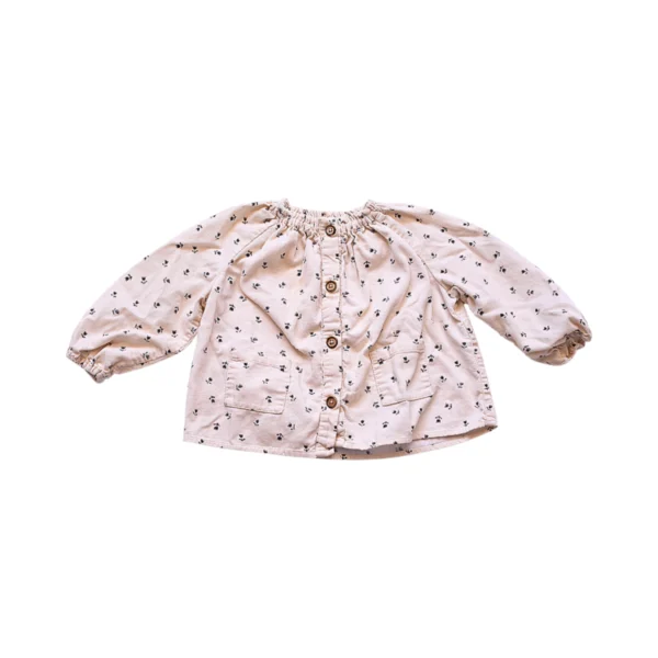 Floral Painter's Top | Oatmeal  18/24m - Designed by Zara