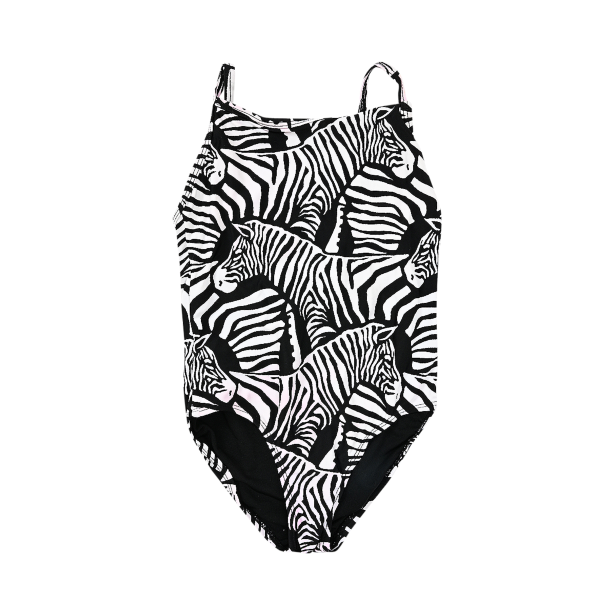 Zebra Print Swimsuit | Black Multi 4/5y - Designed by GAP KIDS