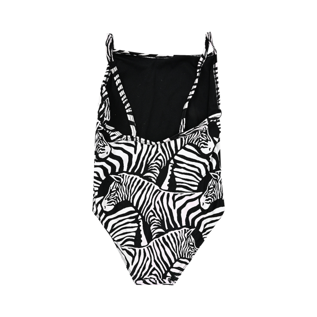 Zebra Print Swimsuit | Black Multi 4/5y - Designed by GAP KIDS