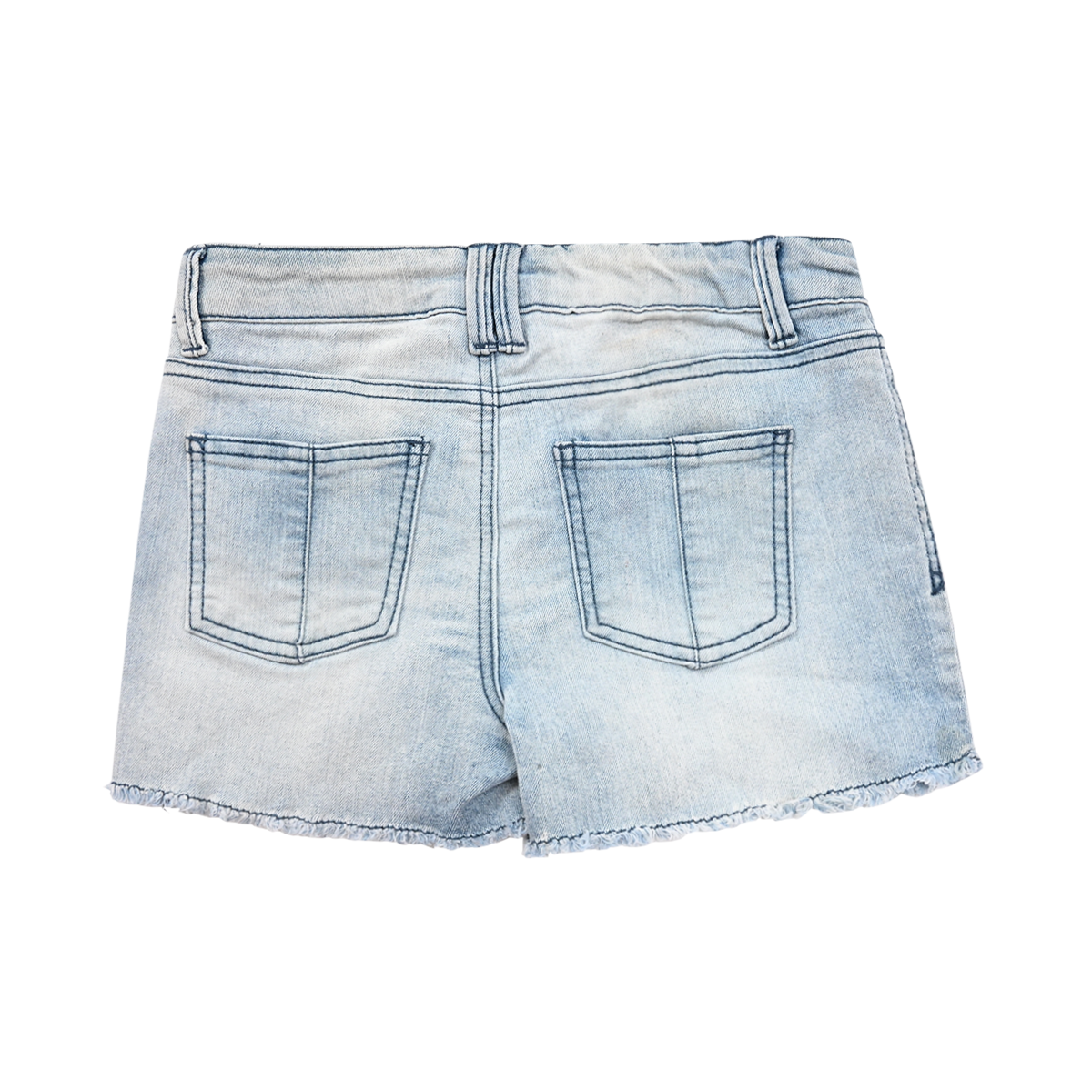 Embroidered Denim Shorts | Light Wash 10/12y - Designed by CHEROKEE