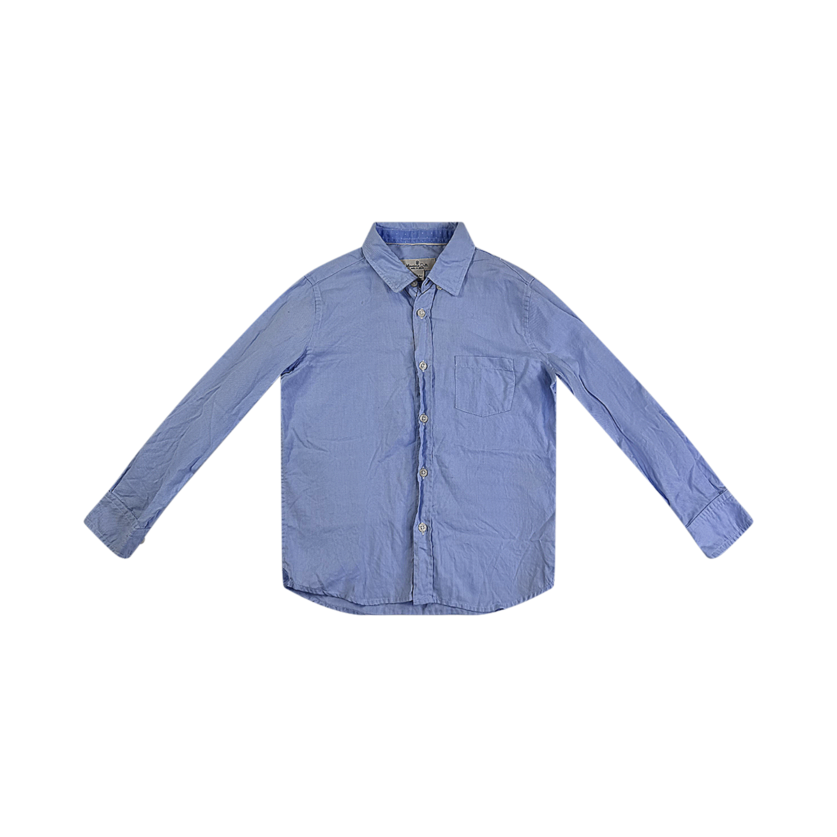Button-Down Shirt | Dusty Blue 5/6y - Designed by MASSIMO DUTTI