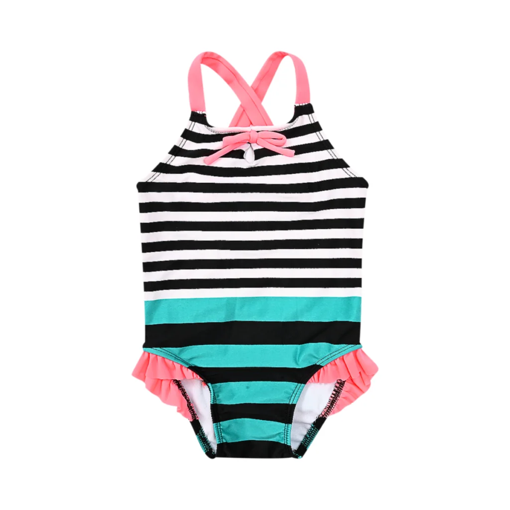 Candy Stripe Crossback Swimsuit - Designed by CAT & JACK