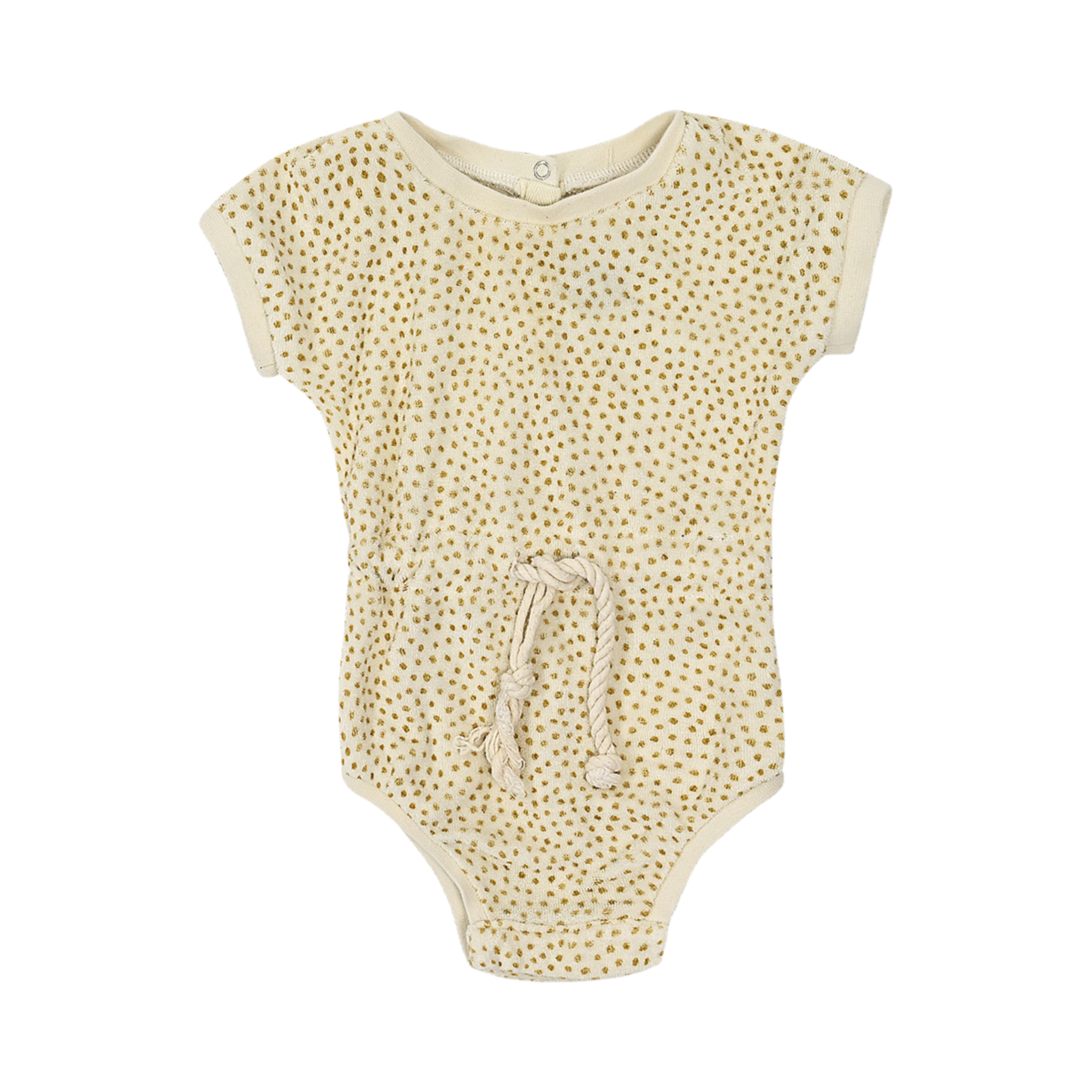 Gold Speckled Onesie - Designed by QUINCY MAE
