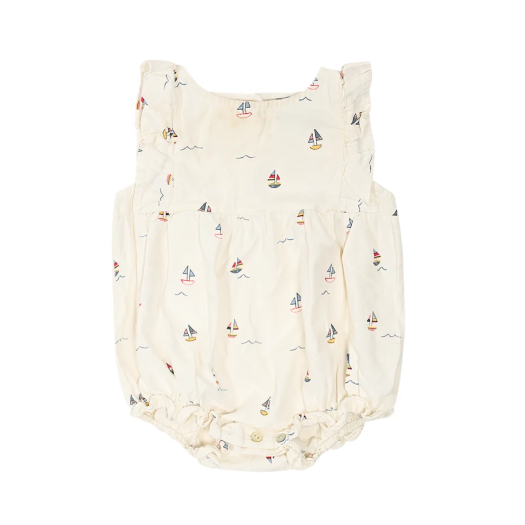 Little Harbor Bubble Romper - Designed by PETITE PLUME