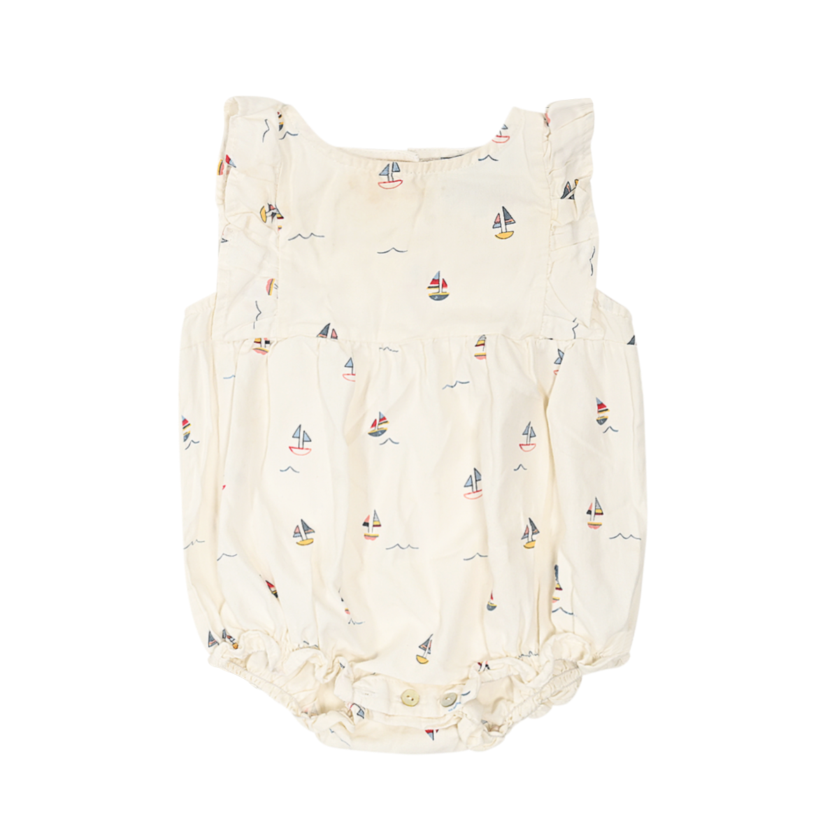 Little Harbor Bubble Romper - Designed by PETITE PLUME