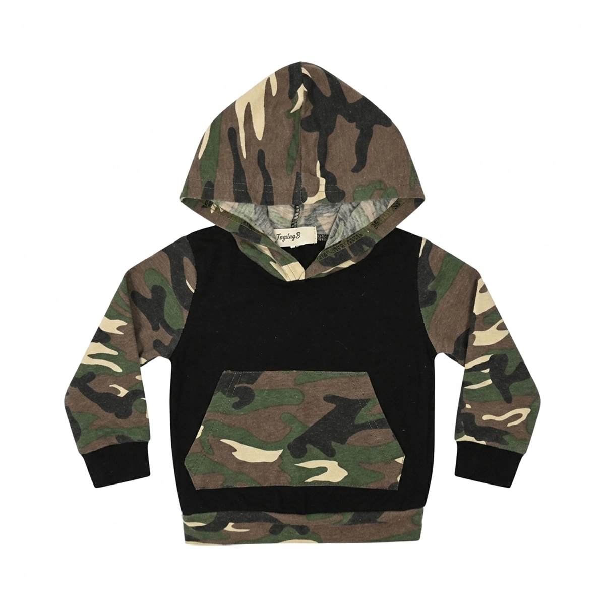 Camo Colorblock Hoodie - Designed by JAYDEN B.