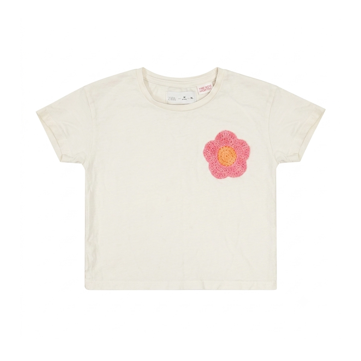 Crochet Flower Tee - Designed by Zara