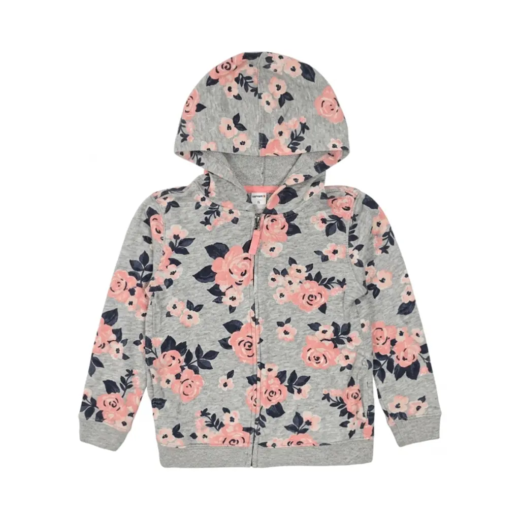 Floral Zip Hoodie - Designed by Carter's