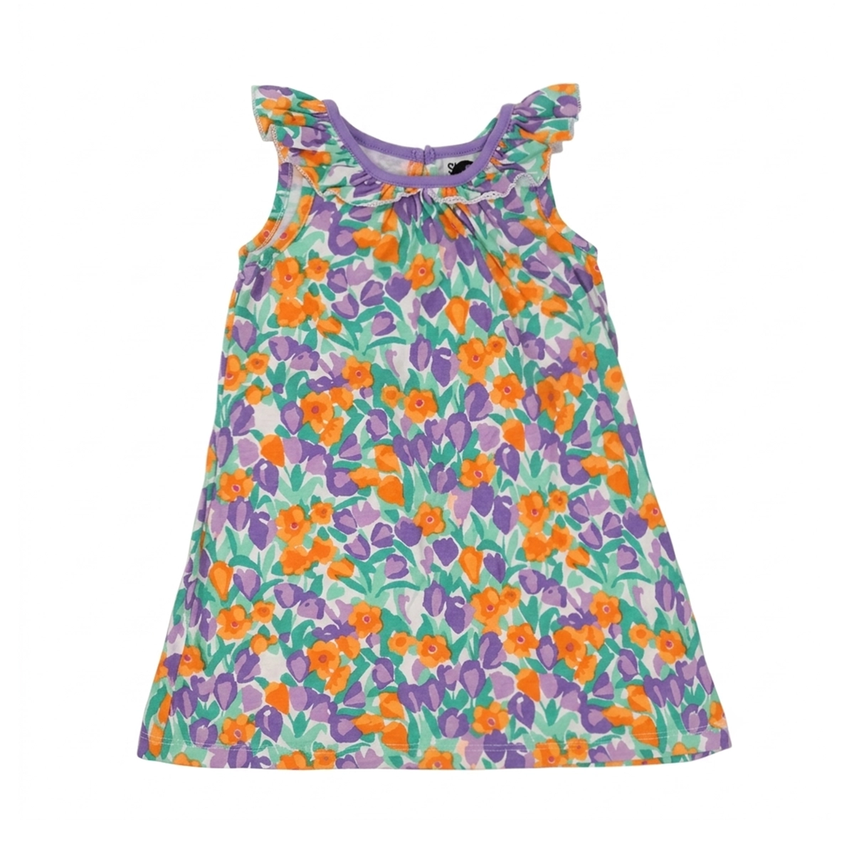 Floral Flutter Dress - Designed by BLUEBERI BOULEVARD