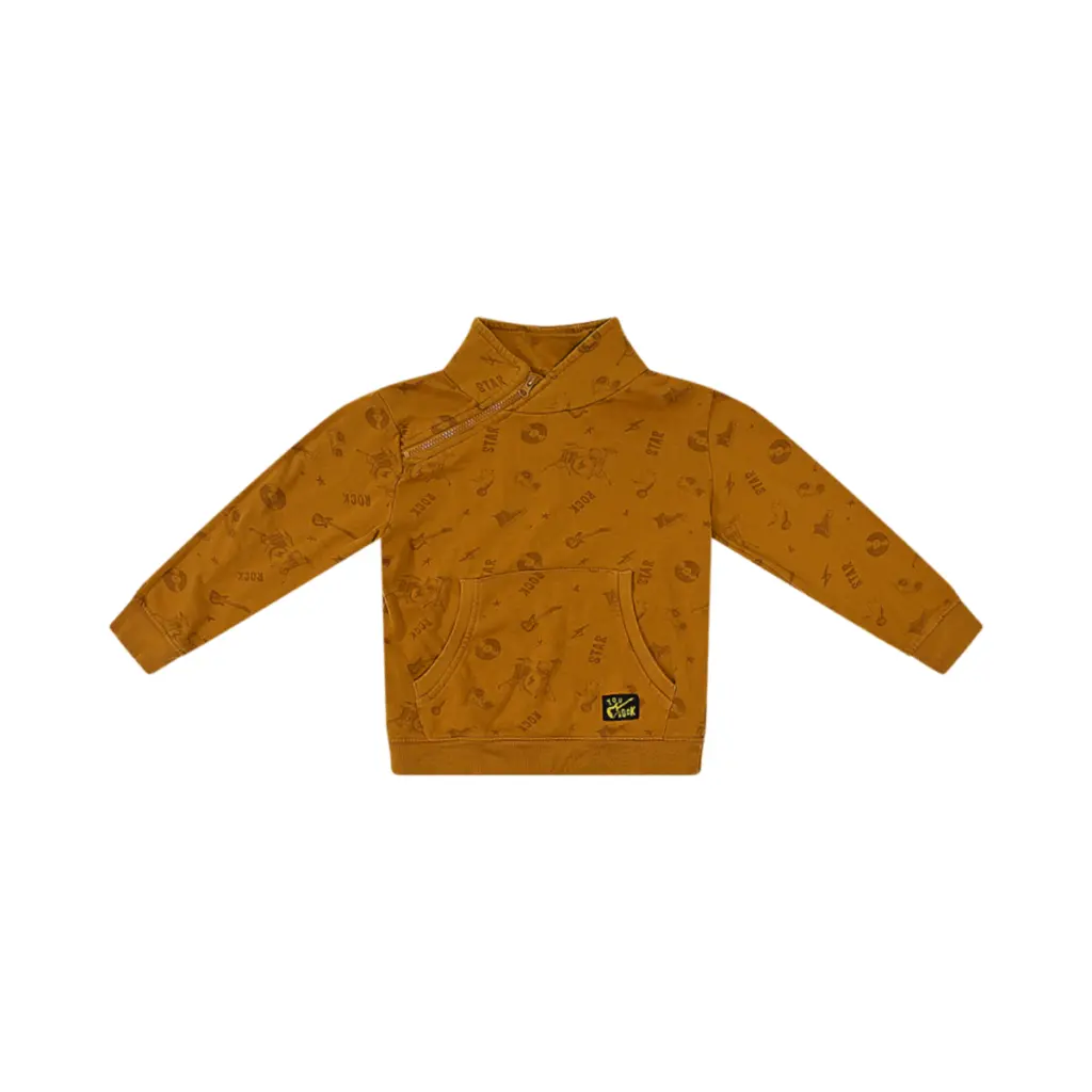 Rock Print Sweatshirt - Designed by VERTBAUDET
