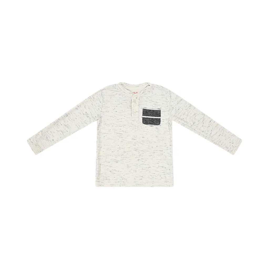 Contrast Pocket Henley - Designed by CAT & JACK