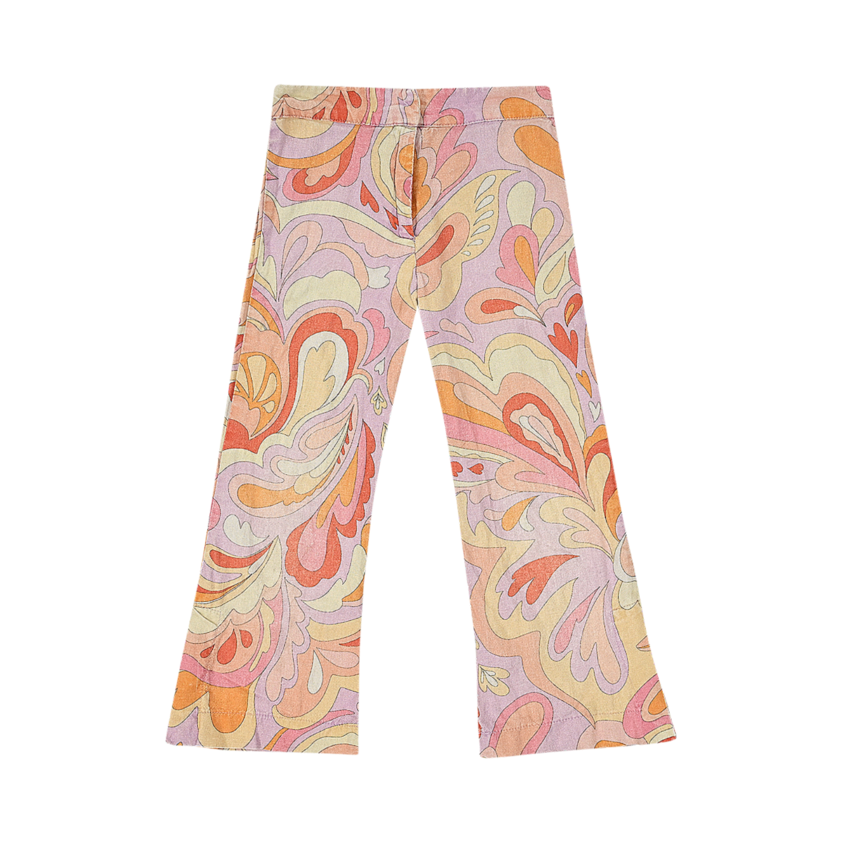 Retro Swirl Flare Pants - Designed by Zara