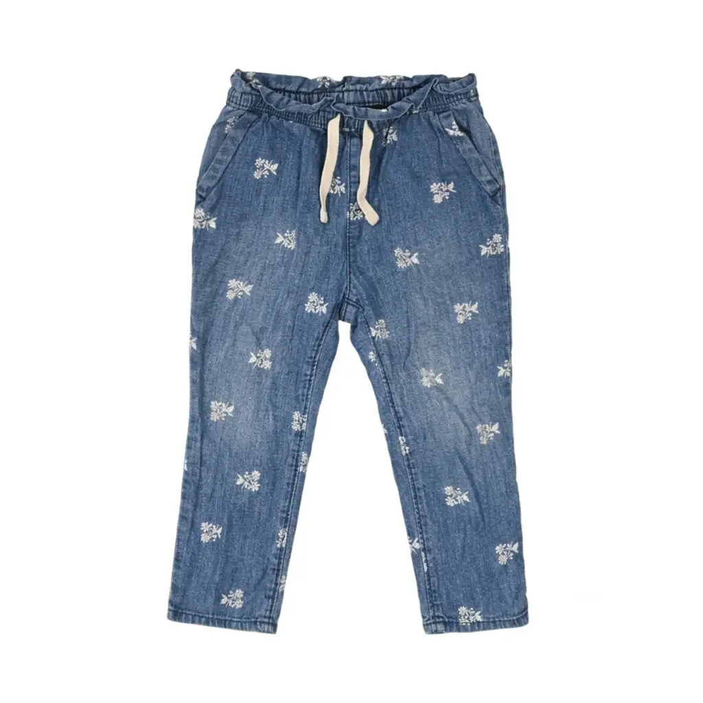 Floral Chambray Pants - Designed by GAP DENIM