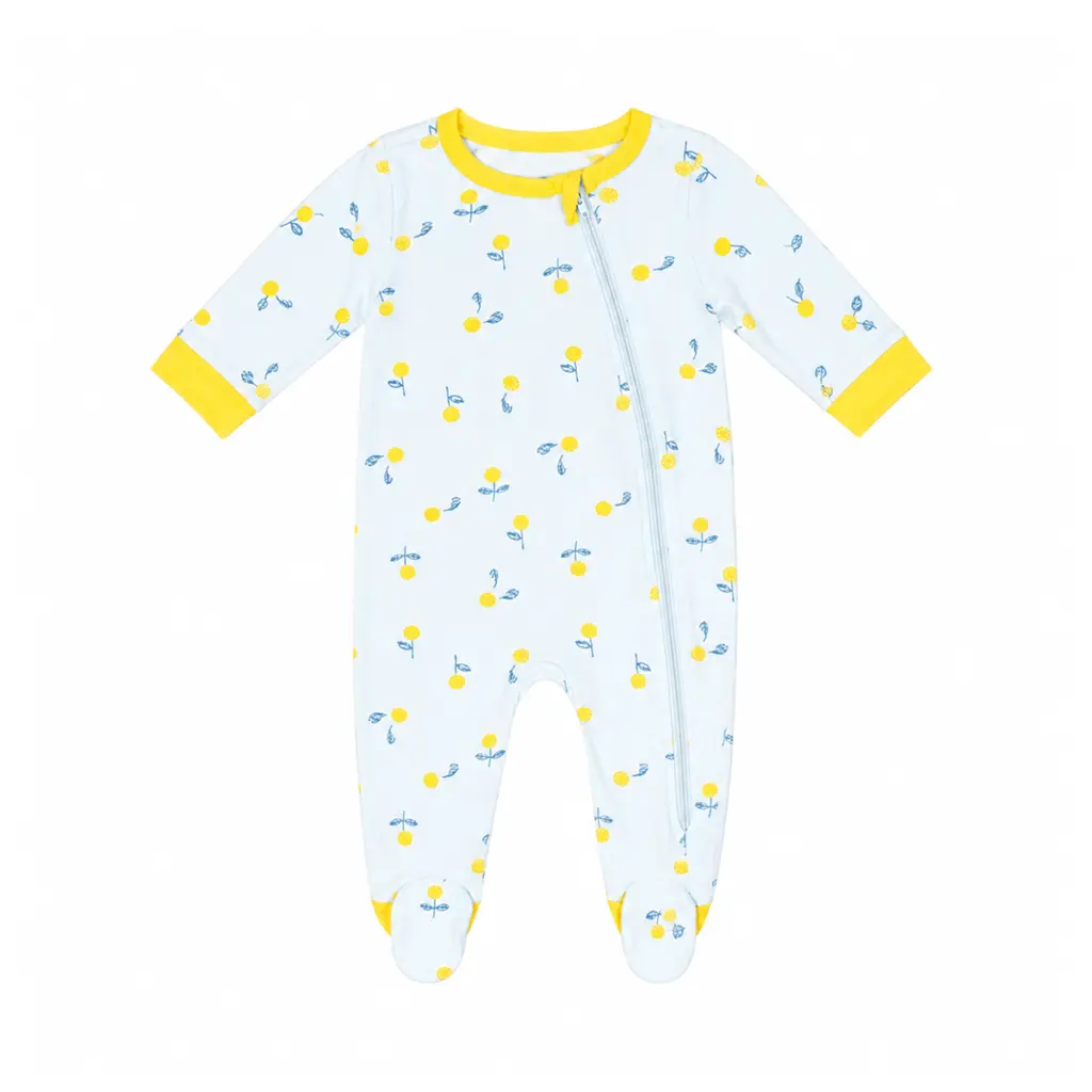 Floral Footed Pajamas - Designed by KOALABABY ESSENTIALS