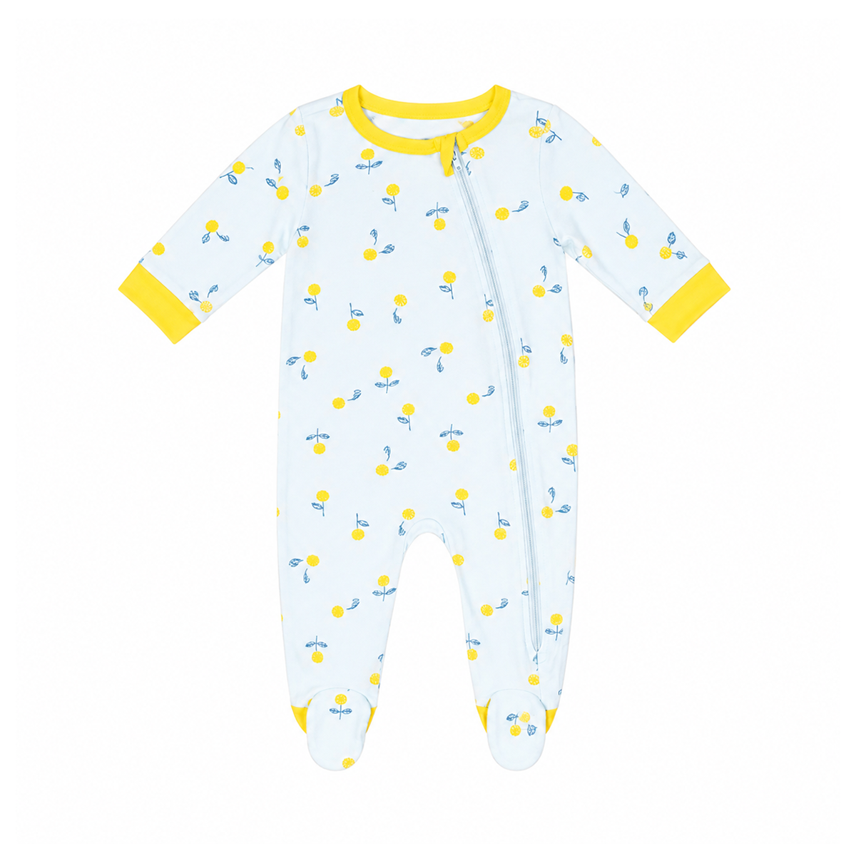 Floral Footed Pajamas - Designed by KOALABABY ESSENTIALS