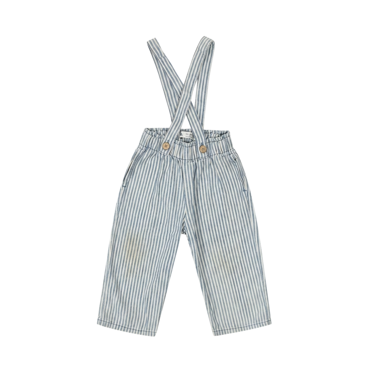 Striped Suspender Pants - Designed by Zara