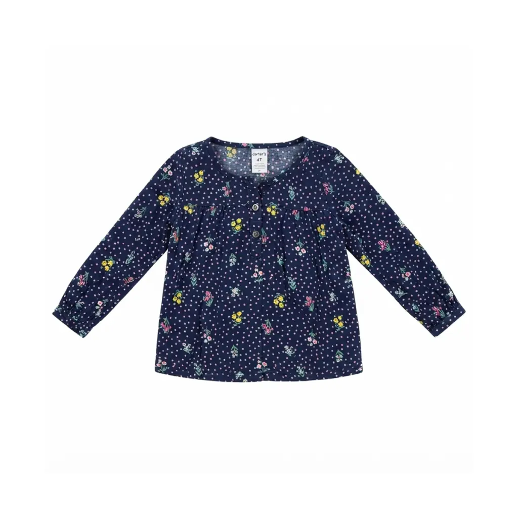 Floral Henley - Designed by Carter's