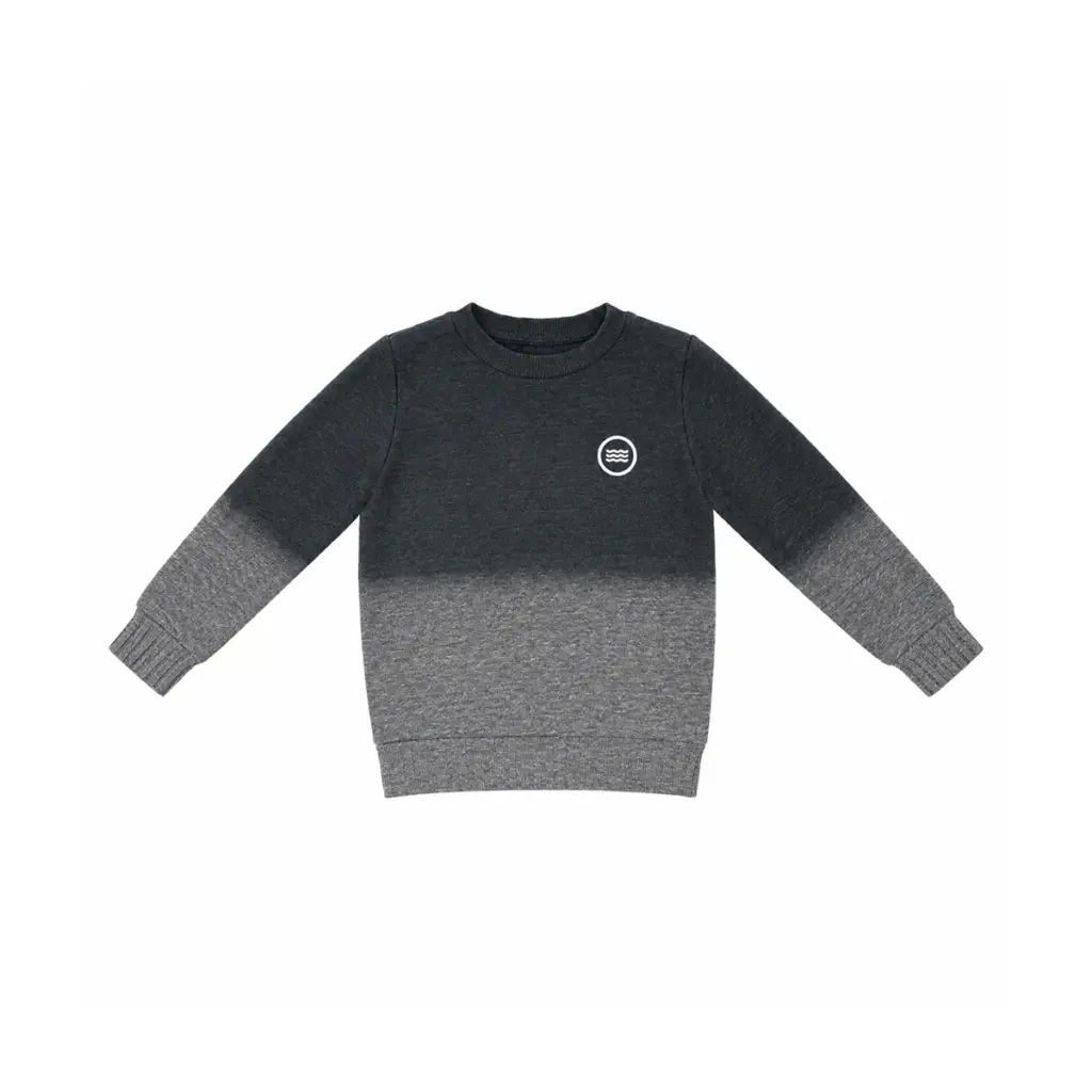 Dip Dye Sweatshirt | Sea Green 2y - Designed by SOL ANGELES