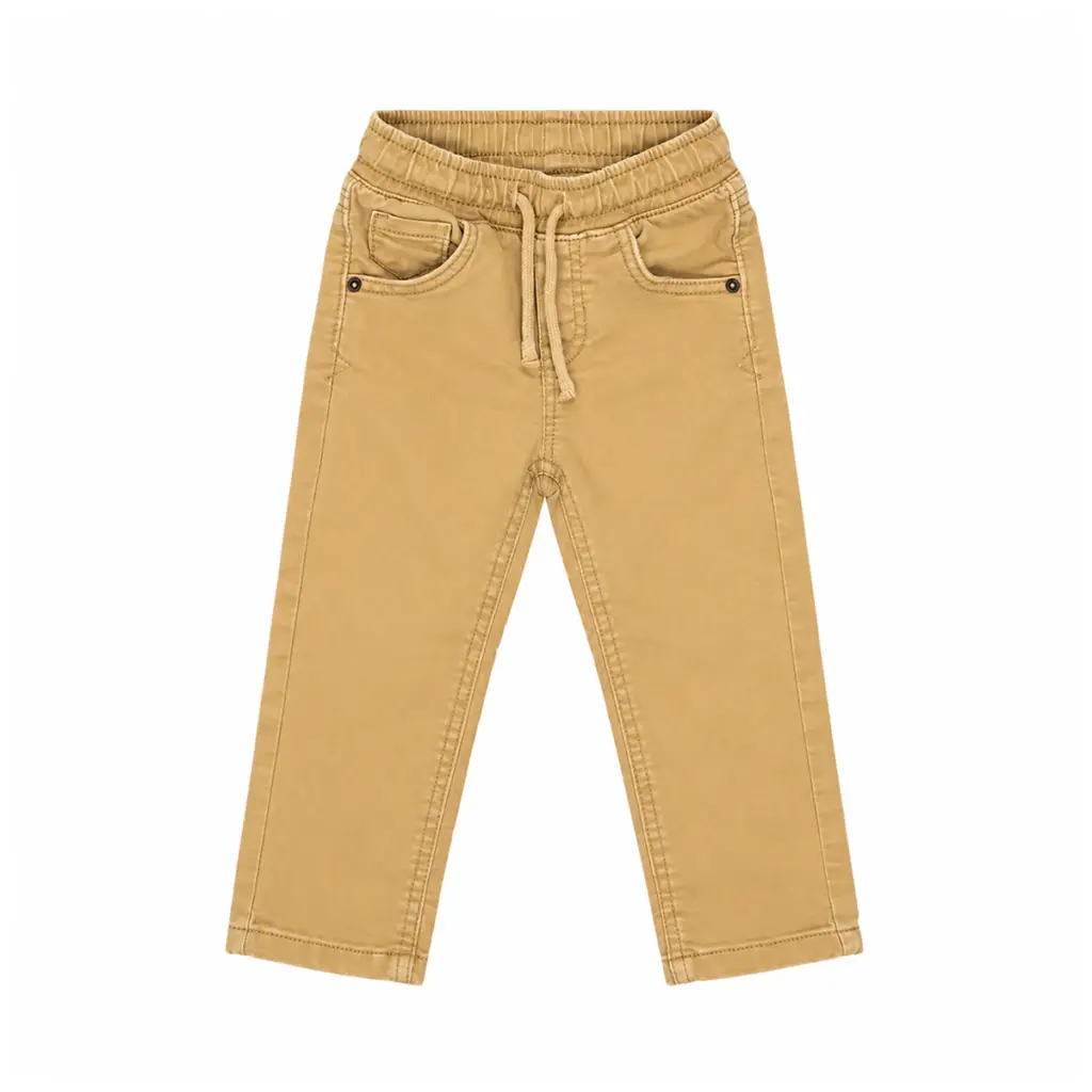 Drawstring Khaki Pants | Camel 18m - Designed by CAT & JACK