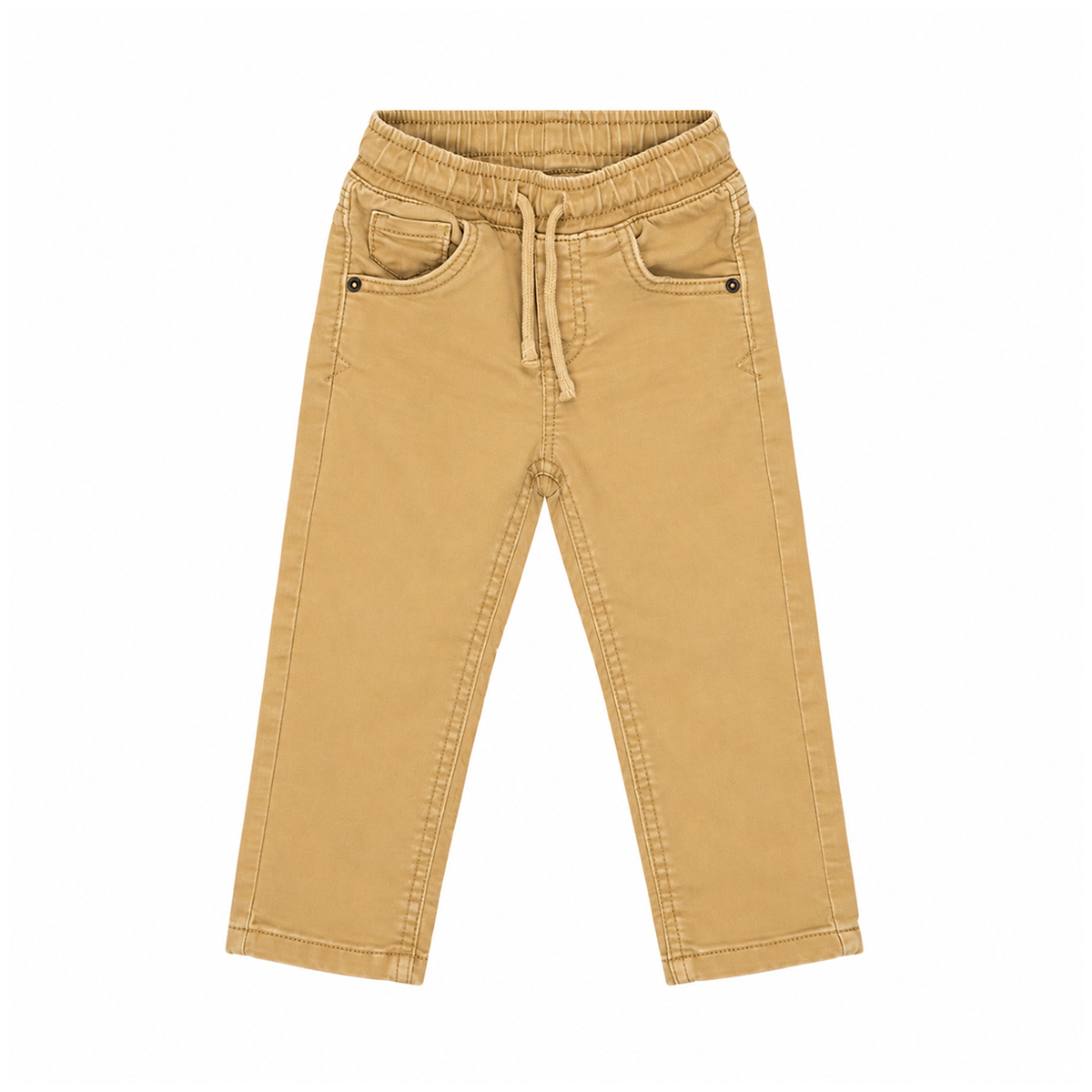 Drawstring Khaki Pants | Camel 18m - Designed by CAT & JACK