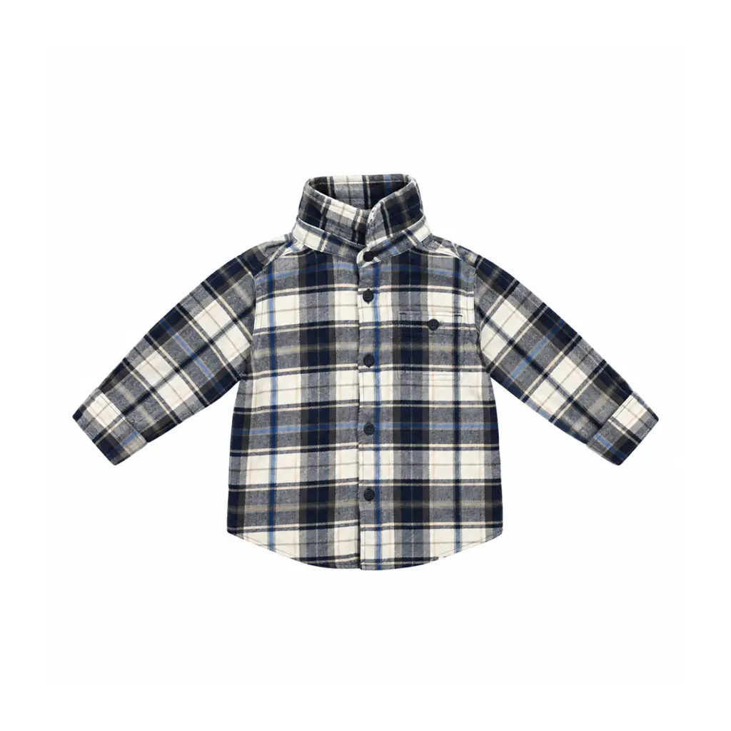Flannel Button Down | Blue 2y - Designed by Old Navy