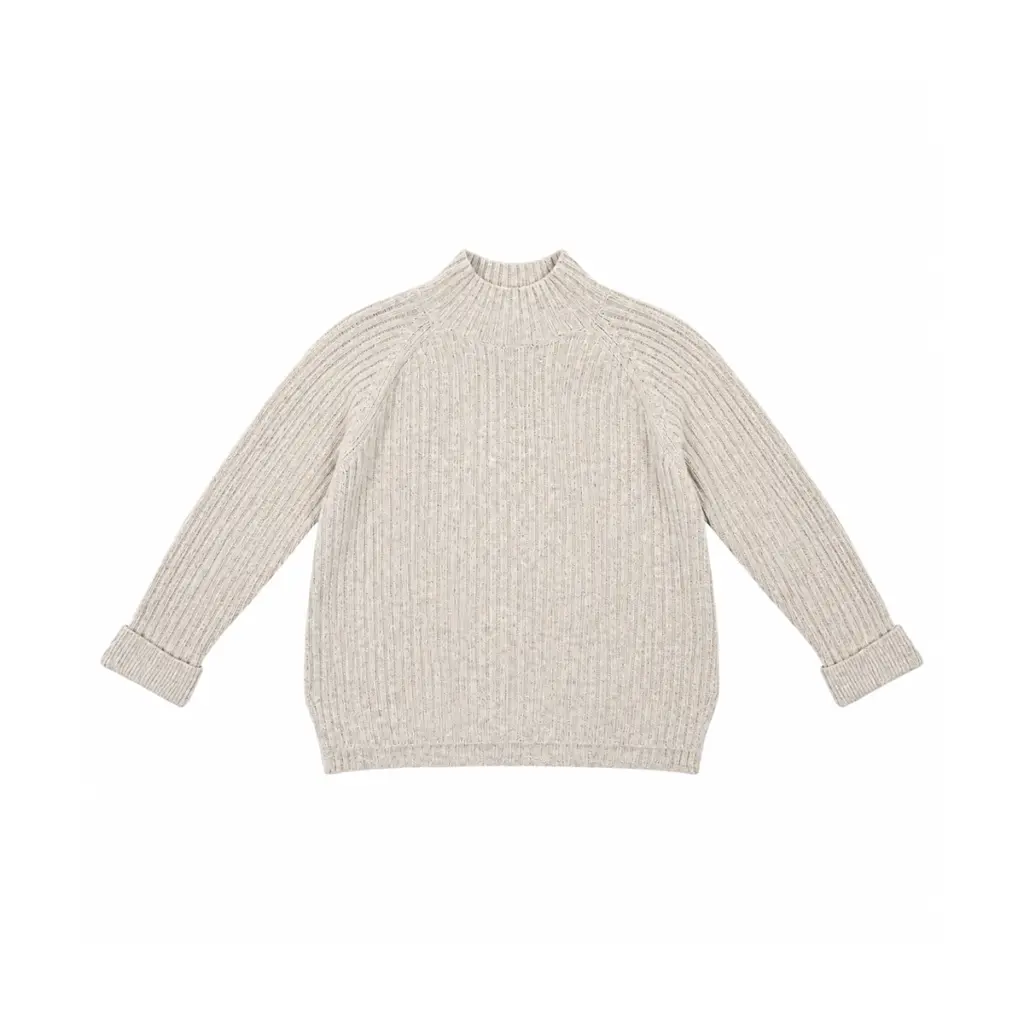 Mock Neck Sweater | Oatmeal 10/12y - Designed by Old Navy