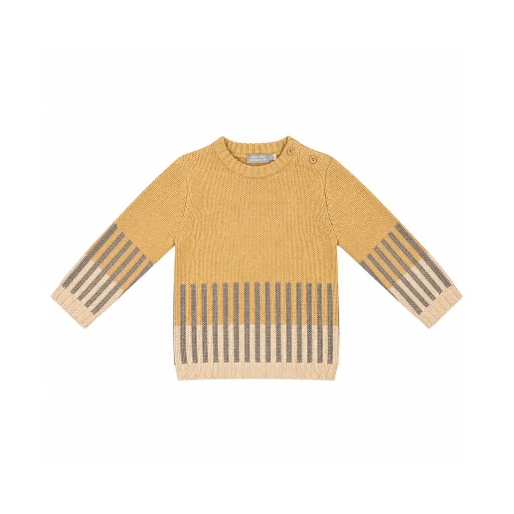 Classic Crewneck Sweater | Camel 3y - Designed by BOUT'CHOU