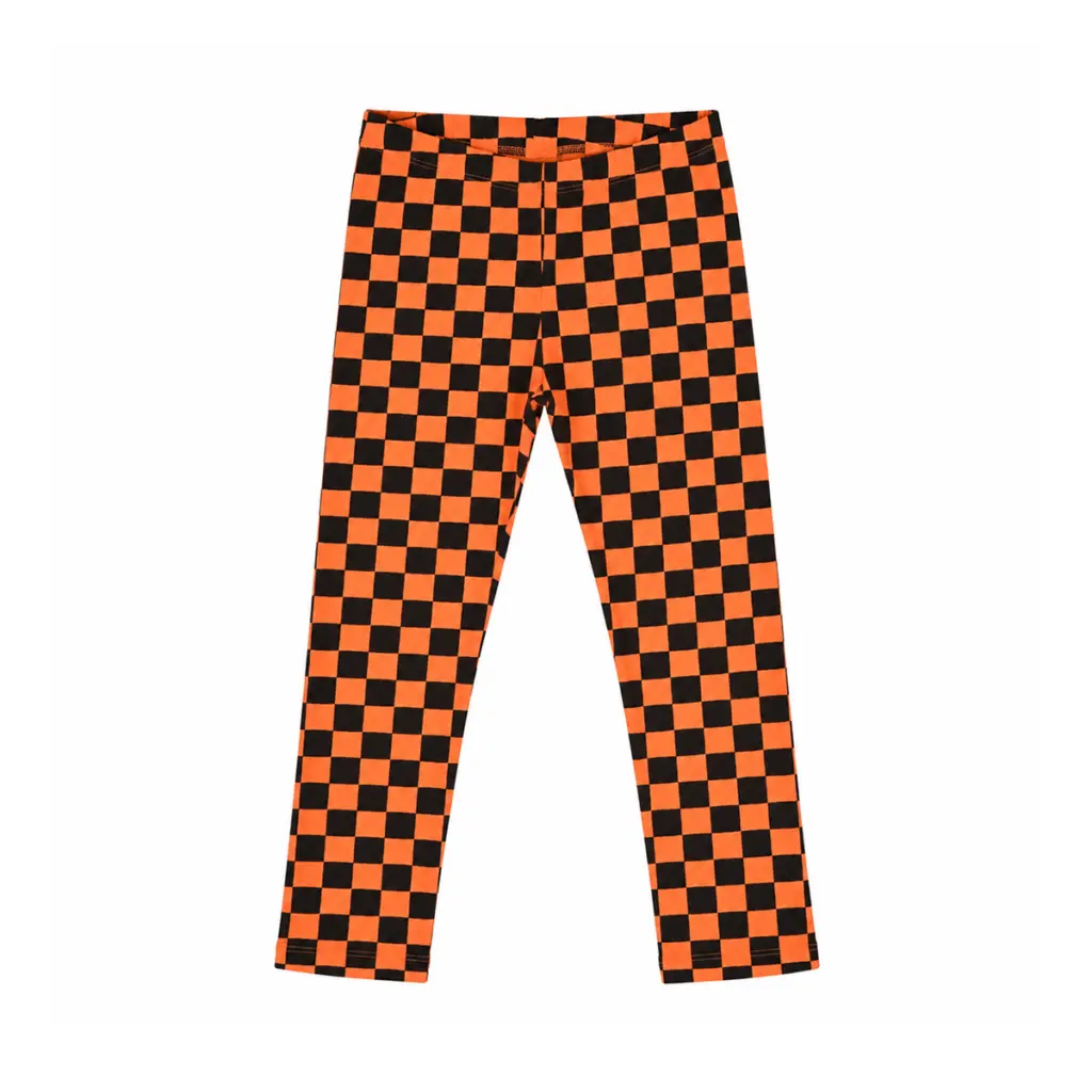 Halloween Checkered Leggings | Orange 6y - Designed by CAT & JACK