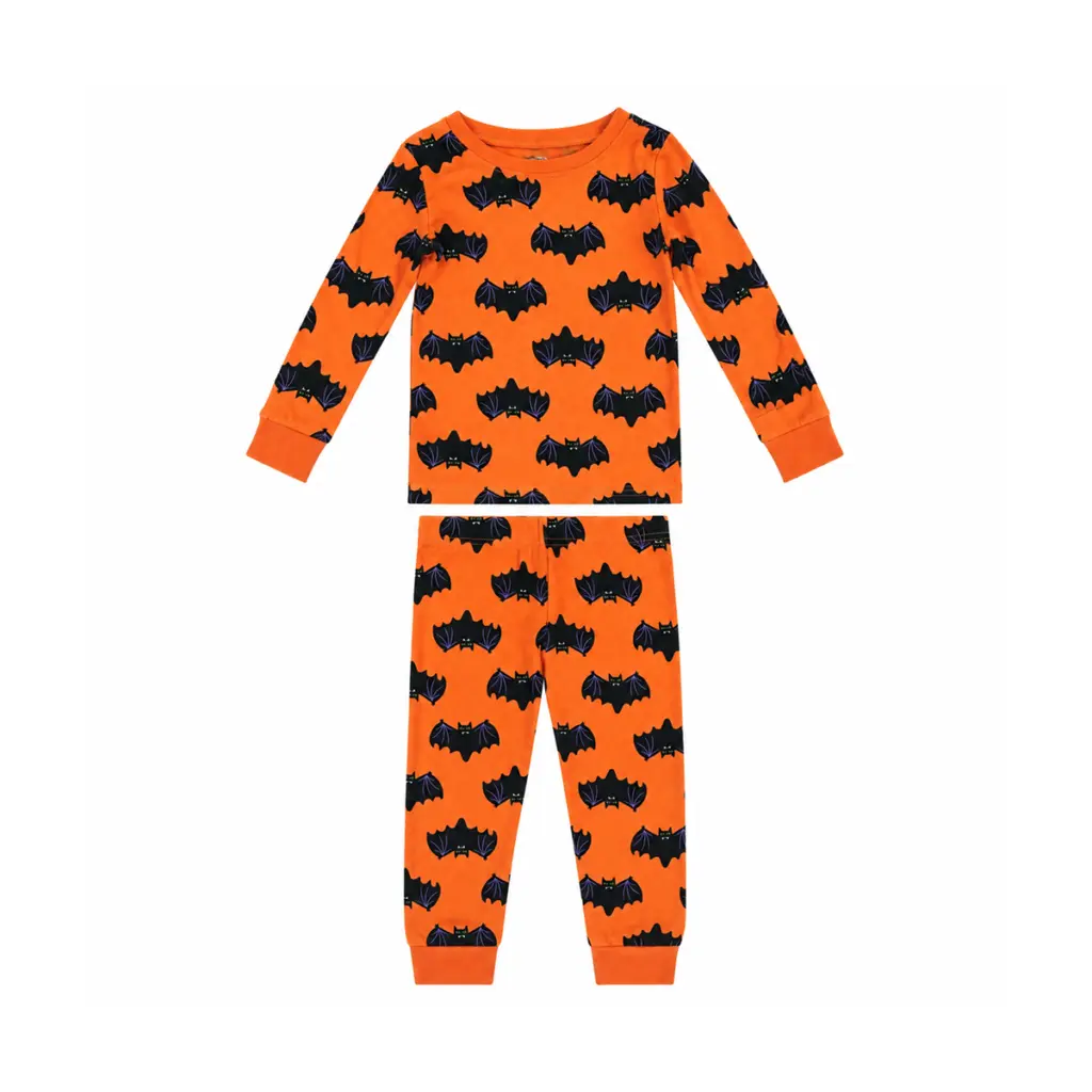 Batty PJ Set | Orange 2y - Designed by Old Navy