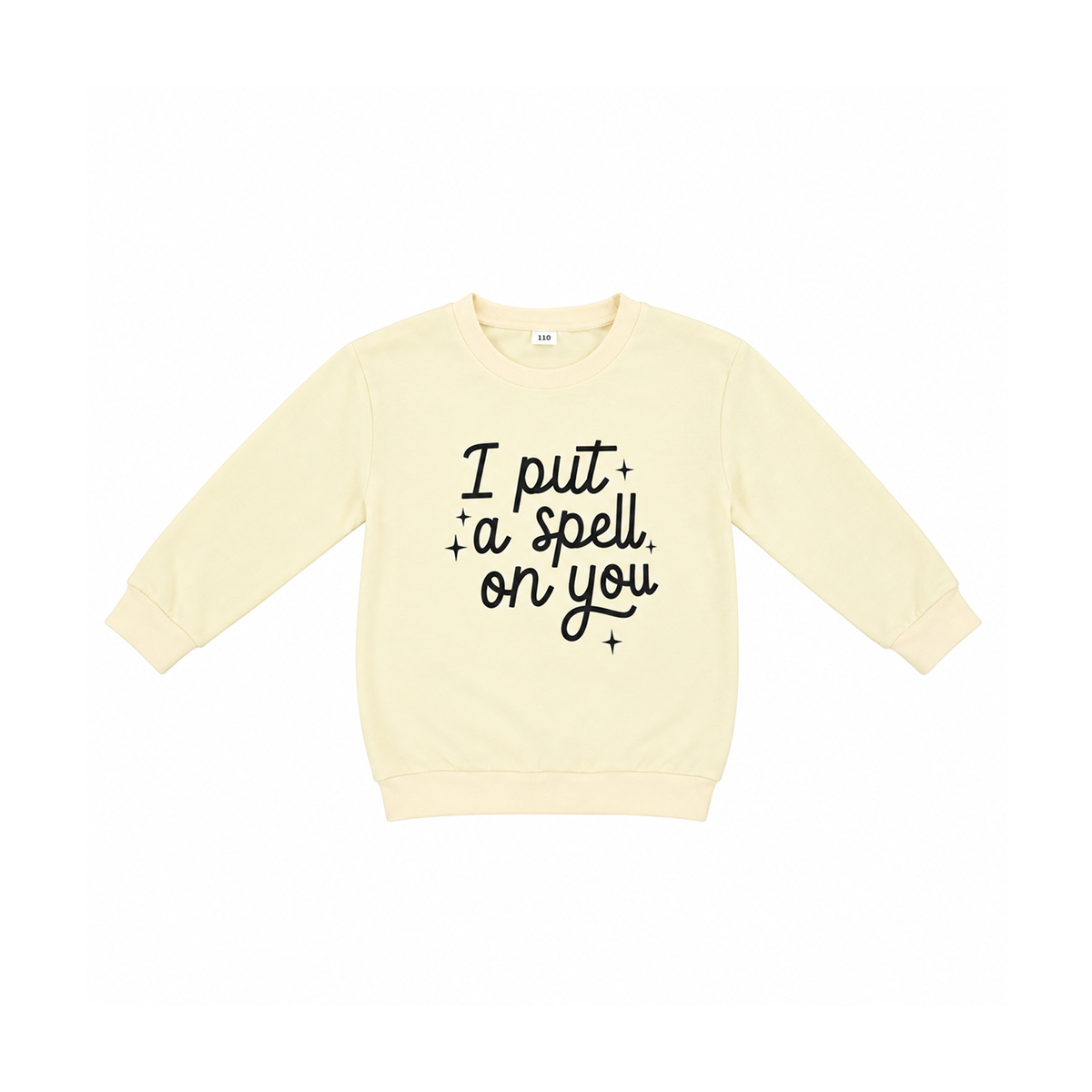 Spell on You Sweatshirt | Cream 7/8y - Designed by Unknown