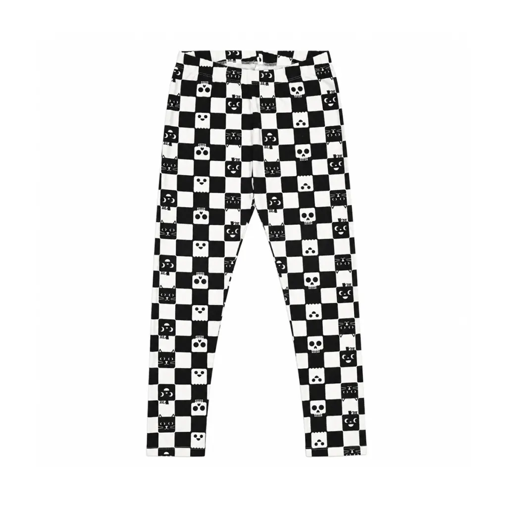 Checkered Halloween Leggings | Black 8y - Designed by CAT & JACK